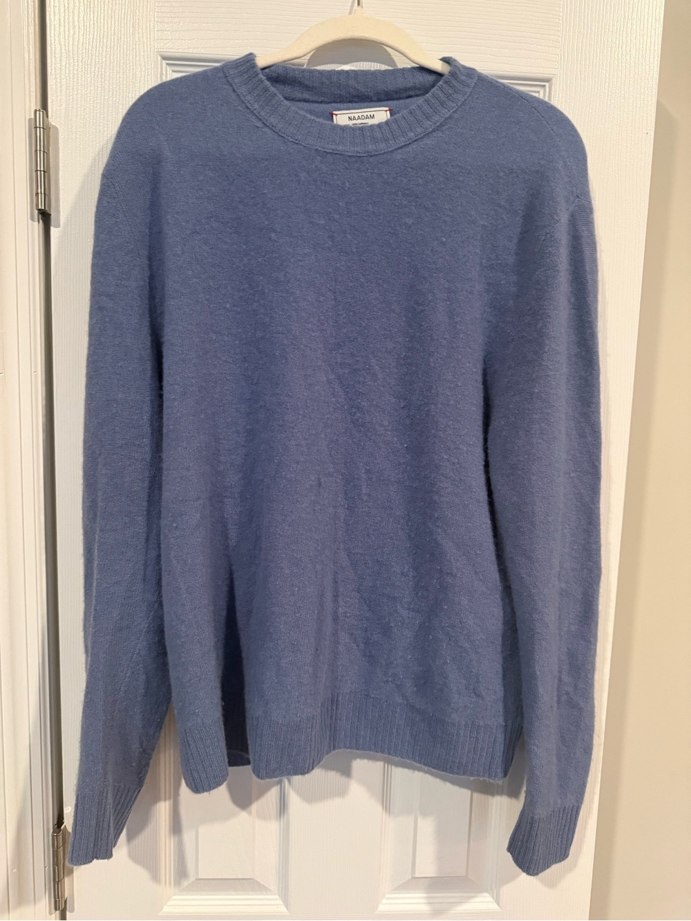 Naadam 100% Cashmere Sweater Blue M Unisex Women’s Men’s Quiet Luxury Minimalist